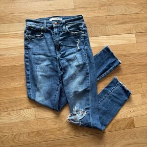 Joe’s Blue Denim Straight Leg Jeans